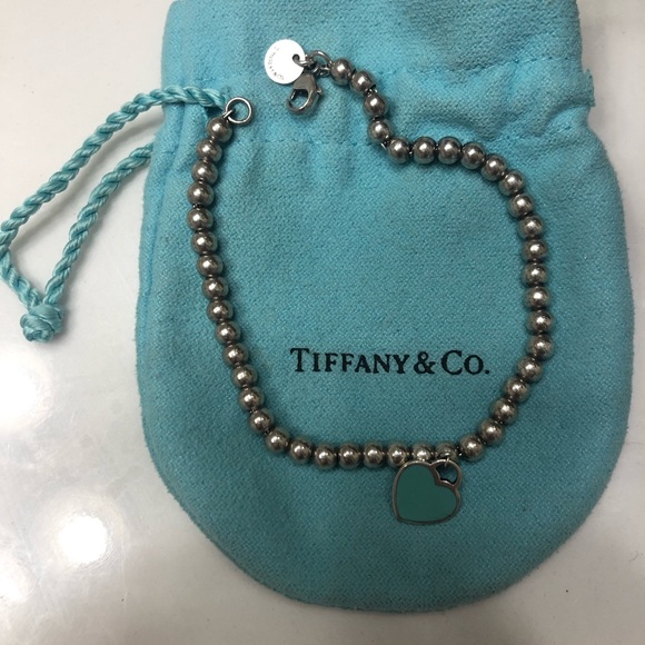 Tiffany Blue® Heart Tag Bead Bracelet - Picture 2 of 4